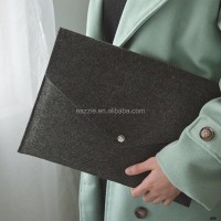 Custom Printable A4 Felt File Expanding Documents Folder Bag Felt Briefcase Portfolio Case