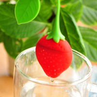 Super Cute Fantastic Strawberry Design Silicone Tea Infuser Strainer