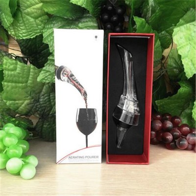 Amazon Hot Selling Wine Pourer Aeration Equipment Acrylic Mini Wine Aerator Decanter