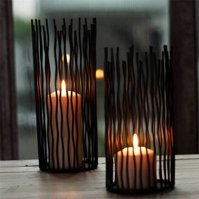 Wedding props ornaments wrought iron candle holders