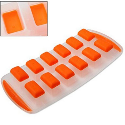 Ice Cube Mold Ice Tray Silicone Bottoms Soft Easy Ice Removal Mold Freezer