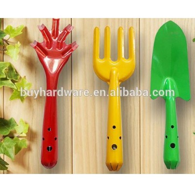 High quality 3 pieces Mini kids garden tool set