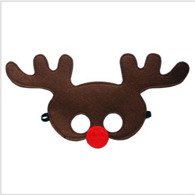 2017 High Quality Cute deer shape Play Felt Mask