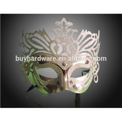 Fashional Venetian Style Laser cut metal pretty Masquerade Mask ,Best selling Halloween Metal face mask for party