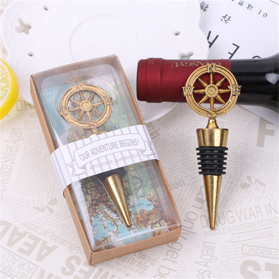 Top quality zinc alloy creative new design Wine bottle stopper