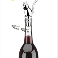 wine stopper zinc alloy cat shape Wine Bottle Stopper