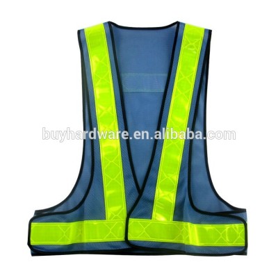 V type Reflective safety vest for roadway safety, mesh reflective vest