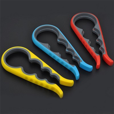 Multipurpose Kitchen Tool Silicone Rubber PP Material Slip Resistant Grip Jar Bottle Can Opener