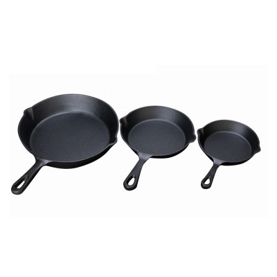 Cast Iron Metal Type and fry pan for flying egg