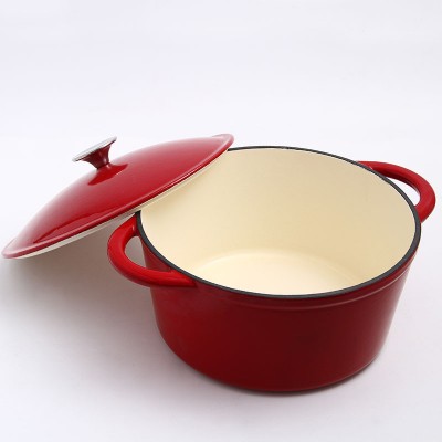 3 QT cast iron enamel chicken roster covered casserole