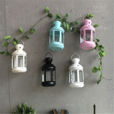 wholesale cheap decorative color metal candle holder