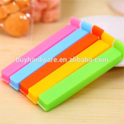 New products colored food plastic bag seal food sealed clips