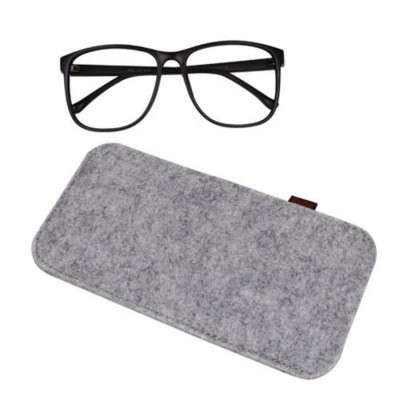 2017 new handmade eco friendly wool glasses bag felt soft pouch sunglasses case