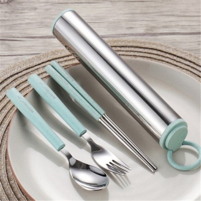 Promotion gifts chopsticks spoon fork set for travel fork and spoon gift set